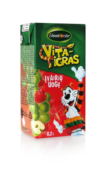 Dzēriens Vita Tigra dažādu ogu 0.2l