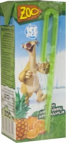 Sulas dzēriens ZOO MINION multiaugļu 0,2L