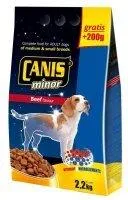 Suņu barība CANIS Minor ar liellopu garšu, 2+200g