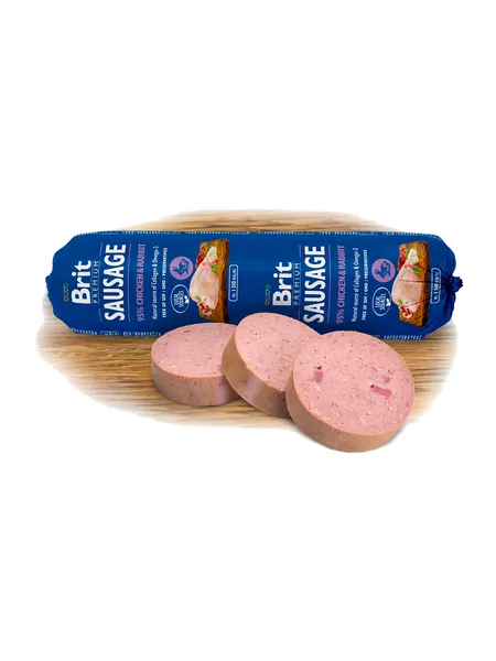 Suņu desa BRIT Premium, vista un trusis ar rīsiem, 800g
