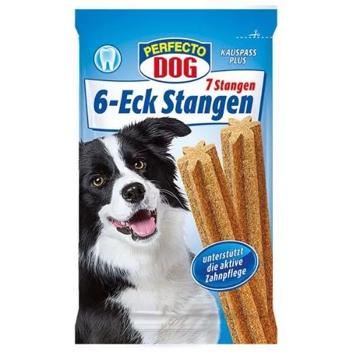 Suņu gardums PERFECTO 6x kociņi zobu higiēnai, 200g