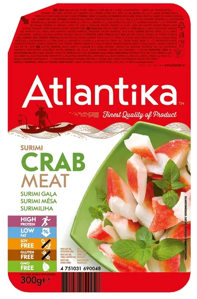 Surimi gaļa ATLANTIKA, atdzesēta, (surimi 40%), 300g