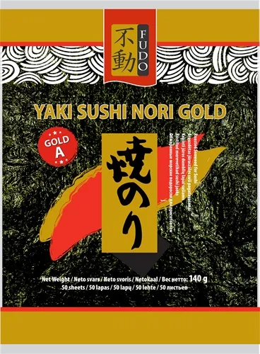 Suši lapas FUDO Gold, 50gab, 140g