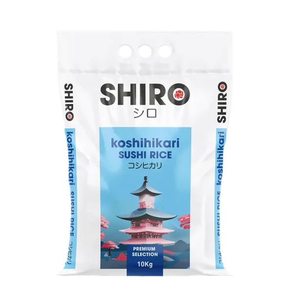 Suši rīsi SHIRO Koshihikari, 10kg