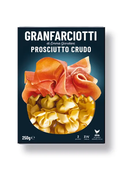 Svaiga pasta Saccottini ar šķiņķi, 250 g