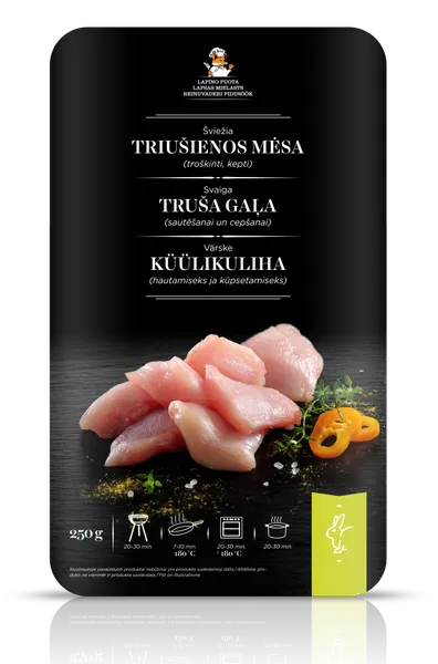 Svaiga truša gaļa (sautēšanai, cepšanai), 250 g