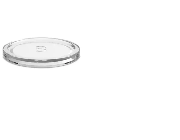 Svečturis - paliktnis, stikls, D 11 cm