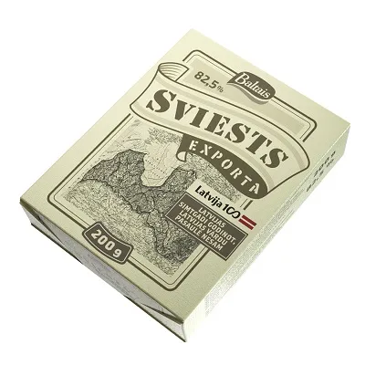 Sviests Exporta 82.5% 200g, Baltais
