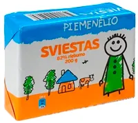 Sviests PIEMENĖLIO, 82%, 200g