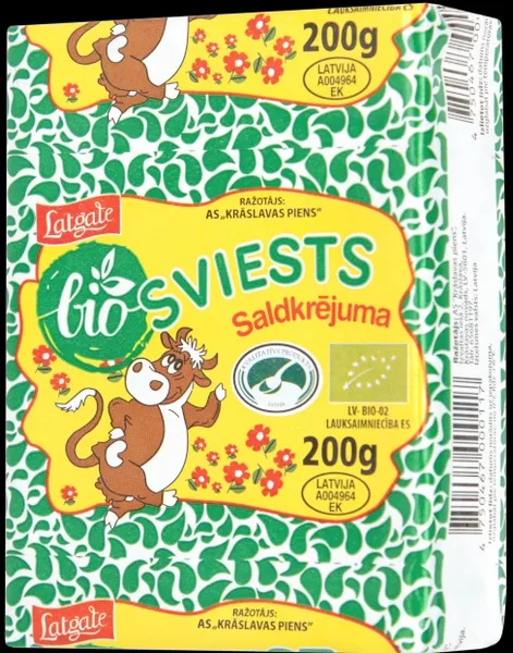 Sviests saldkrējuma KP, 82,5%, 200g BIO
