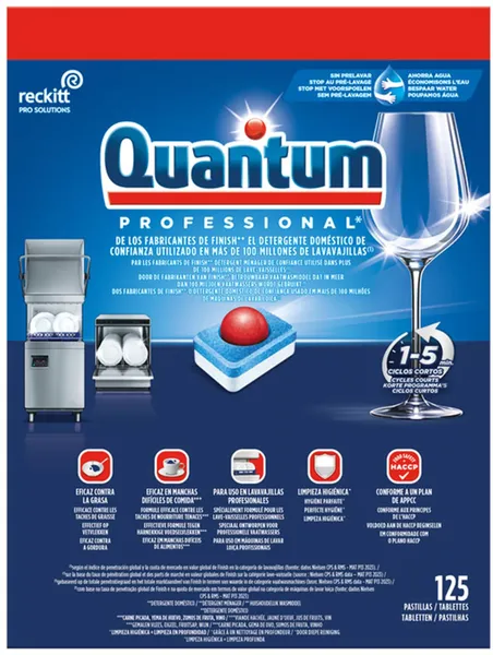 Tabletes trauku mazgāšanai FINISH Quantum, 125gab