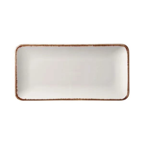 Taisnstūrveida šķīvis VANILLA, porcelāns, 30x15cm, 1gab 769638