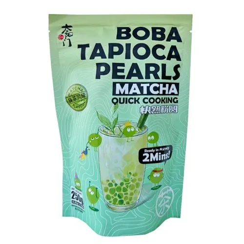 Tapiokas pērles BOBA Matcha, 250g