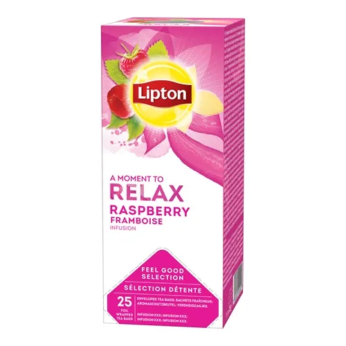 Tēja LIPTON Aveņu, 25 gab*2.52 g