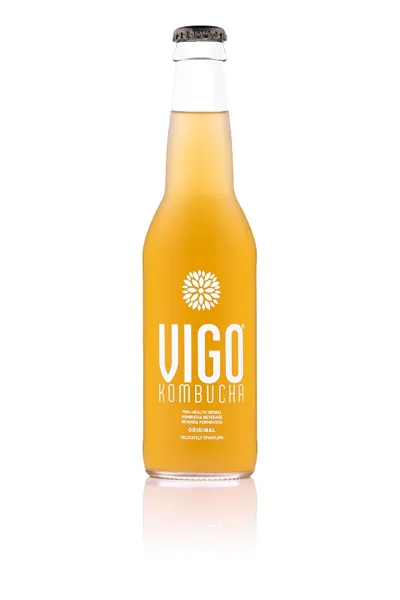 Tējas dzēriens atsvaidzinošs VIGO Kombucha, Original, gāzēts, 0.33l(DEP)