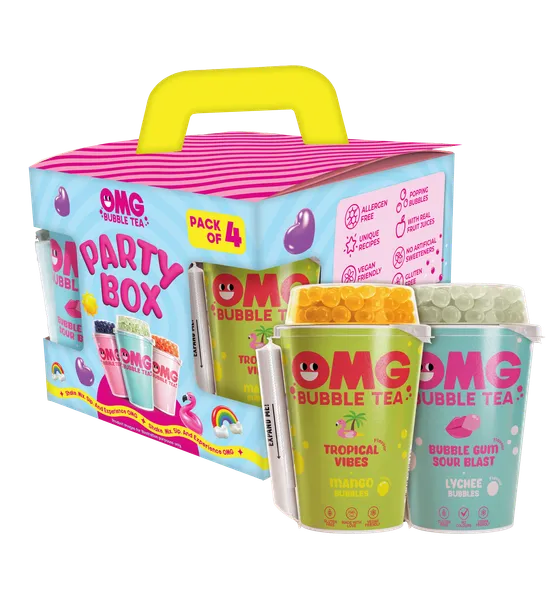 Tējas dzēriens OMG Pink Party Box, 4x0.265l
