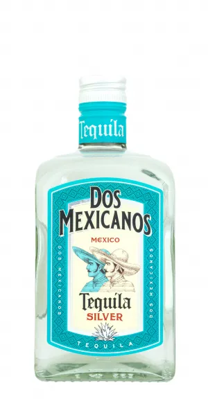 Tekila DOS MEXICANOS Silver, 38%, 0.7 l