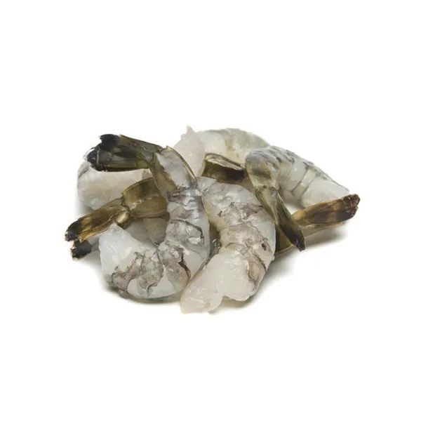 Tīģergarneles, 8/12, saldētas, jēlas, tīrītas, ar asti, 25% glazūra, 750g/1kg, BT PDTO RAW