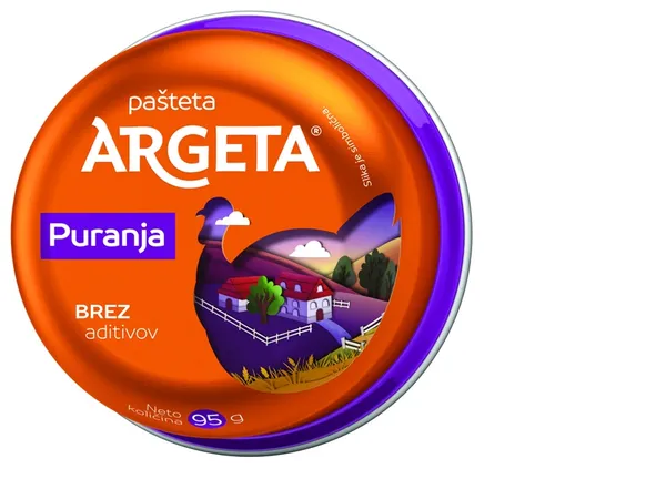Pastēte Argeta tītara gaļas 95g