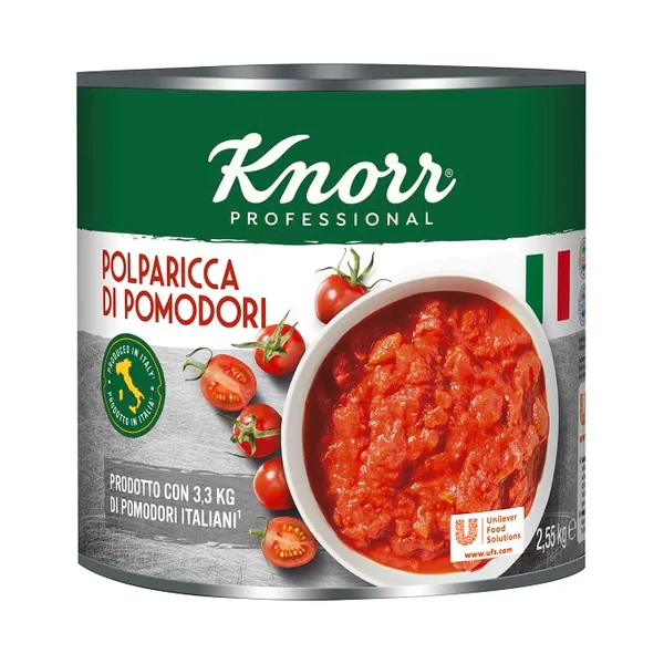 Tomāti, mizoti, smalcināti KNORR Professional, 2.55kg