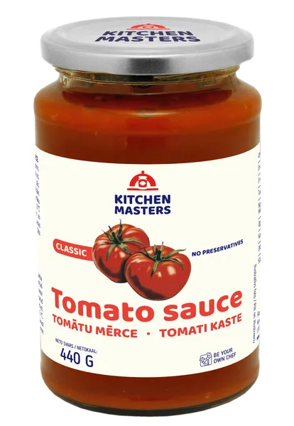 Tomātu mērce klasiskā KITCHEN MASTERS, 440g