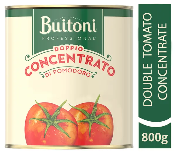 Tomātu pasta BUITONI, divreiz koncentrēta 28-30%, 800g