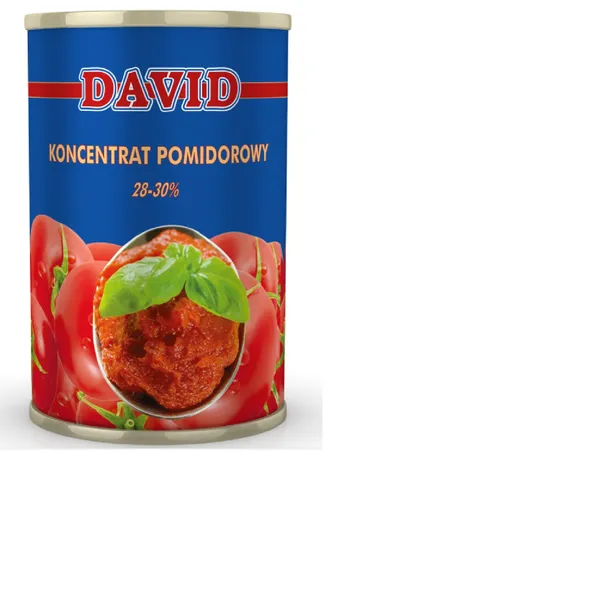 Tomātu pastas koncentrāts DAVID, 28-30%, 4.5kg