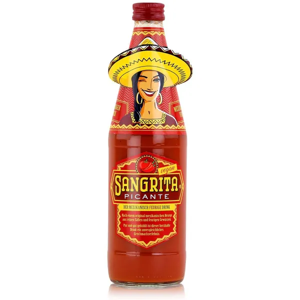 Tomātu sula SANGRITA Classico Picante Red, stiklā, 0.5l (DEP)