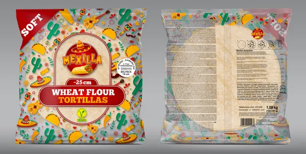 Tortilja MEXILLA 25 cm, 18 gab., 1080g