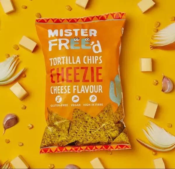 Tortiljas čipsi MISTER FREE`d, ar siera aromātu, 135g