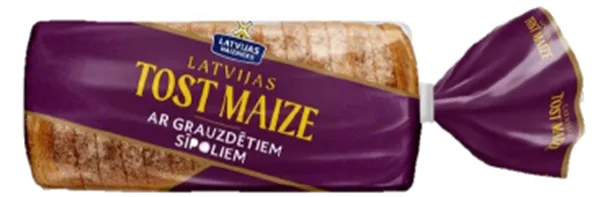 Tostermaize LATVIJAS TOST , ar grauzdētiem sīpoliem, 450g