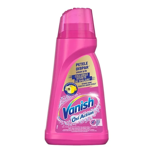 Traipu tīrīšanas gēls VANISH Oxi Action Pink, 1l