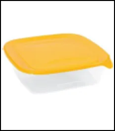 Trauks uzglabāšanai un saldēšanai Fresh&Go 1.7l kvadr. dzelt.