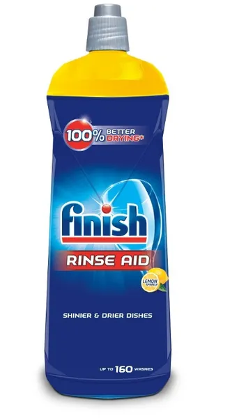 Trauku mazgājamās mašīnas skalošanas līdzeklis  FINISH Rinse&Shine Aid Lemon, 800ml