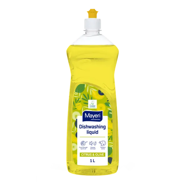 Trauku mazgāšanas līdzeklis MAYERI Citrus&Olive, 1l