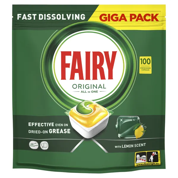 Trauku mazg.kapsulas FAIRY Ain1 Lemon, 100gb