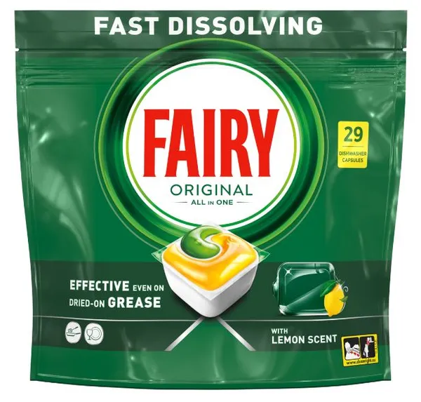Trauku mazg.kapsulas FAIRY Ain1 Lemon, 29gb