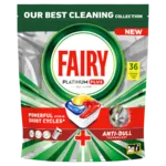 Trauku mazg.kapsulas FAIRY Platinum+ Lemon, 36gb