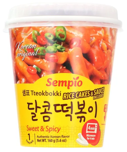 Tteokbokki SEMPIO, saldi pikanti, 160g