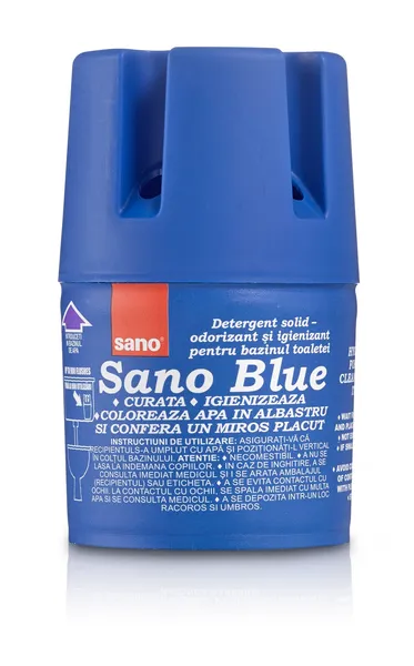 Tualetes bloks SANO Blue, skalojamai kastei, 150g