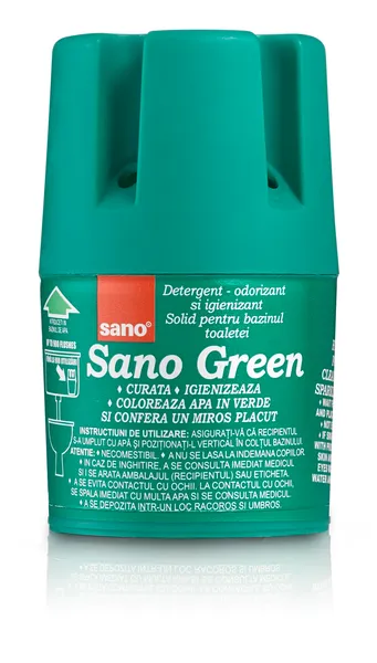 Tualetes bloks SANO Green, skalojamai kastei, 150g