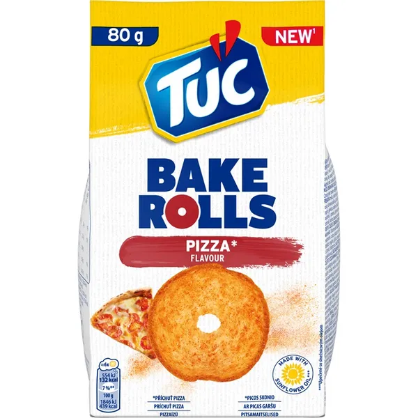 TUC BAKE ROLLS ar picas garšu 80g