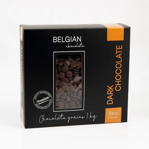 Tumšās šokolādes čipsi VELICHE 54%, 1kg