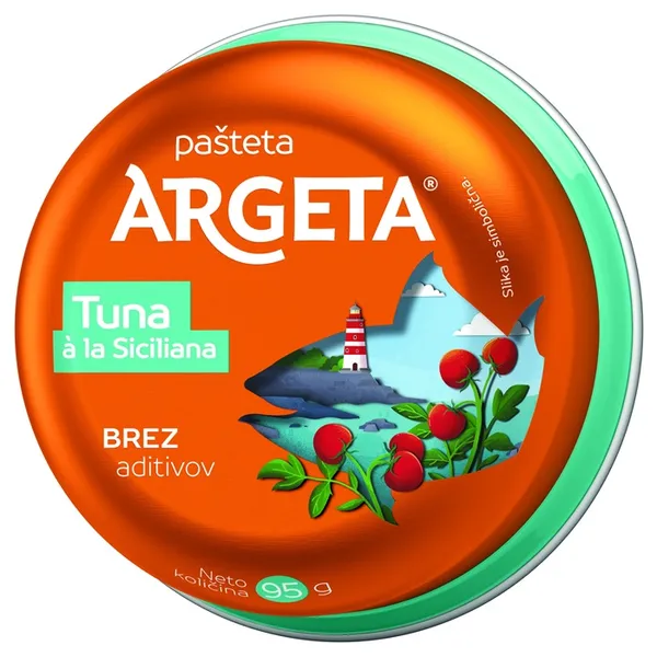 Pastēte tunzivs ARGETA Siciliana 95g