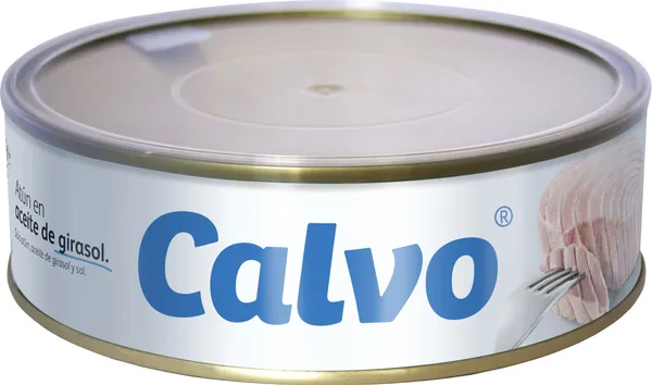 Tunča steiks CALVO, saulespuķu eļļā, 500g