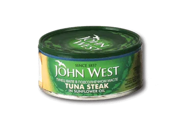 Tunzivs steiks eļļā JOHN WEST 160g