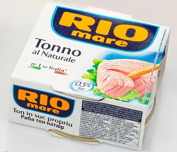 Tuncis Rio Mare savā sulā 160g/112g