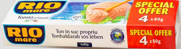 Tunzivs savā sulā 3+1 RIO MARE 320g