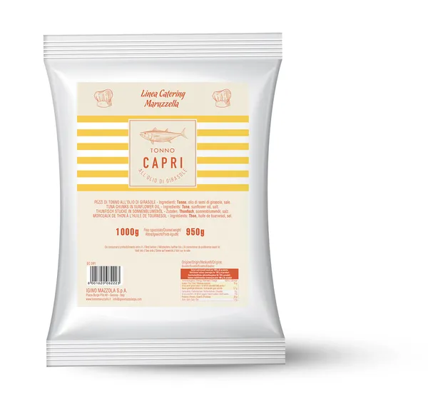 Tuncis saulespuķu eļļā CAPRI, maisiņā, 950g/1kg