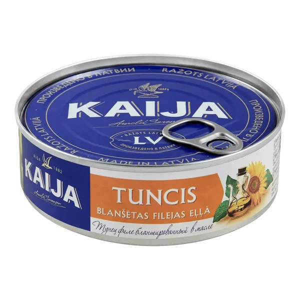 Tunzivs filejas gabaliņi eļļā KAIJA EO 200g